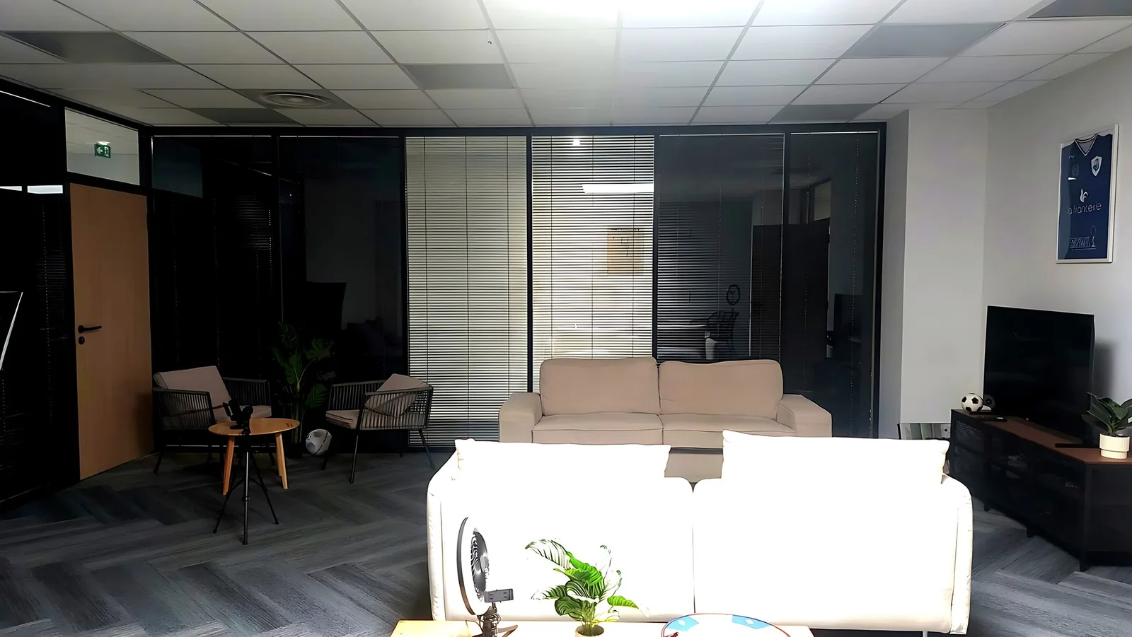 Espace détente du campus